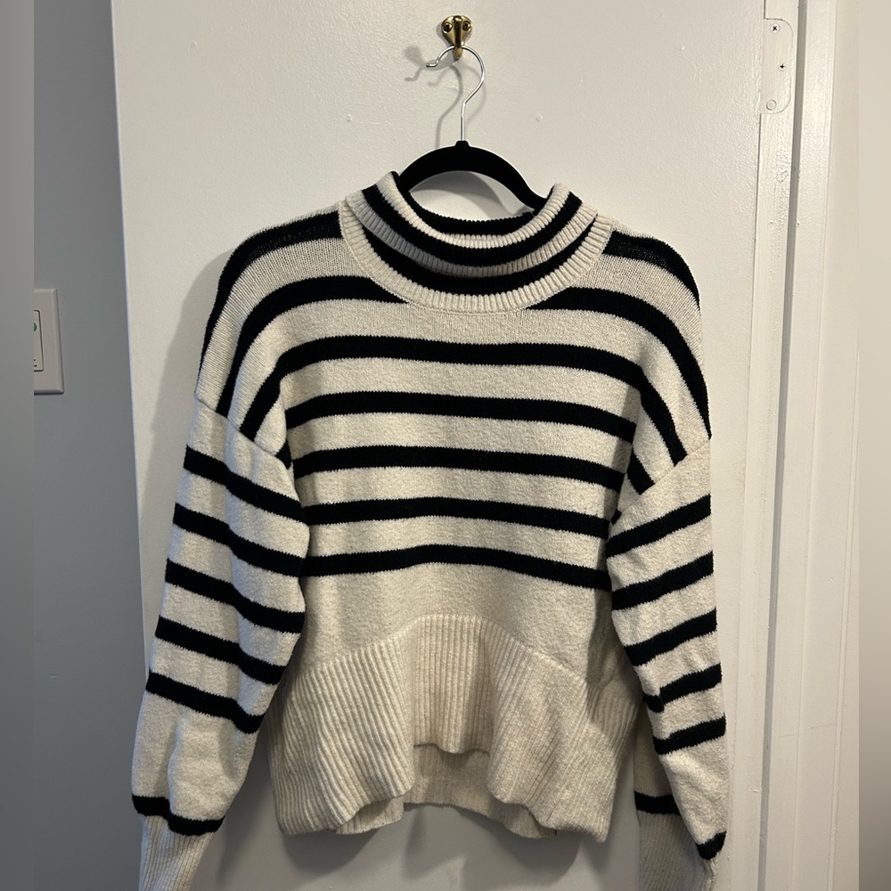 Striped Black and White Sweater